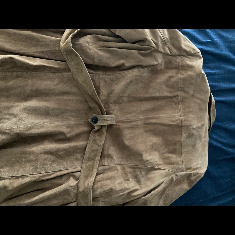 Authentic Michael Kors Leather Coat - image 4